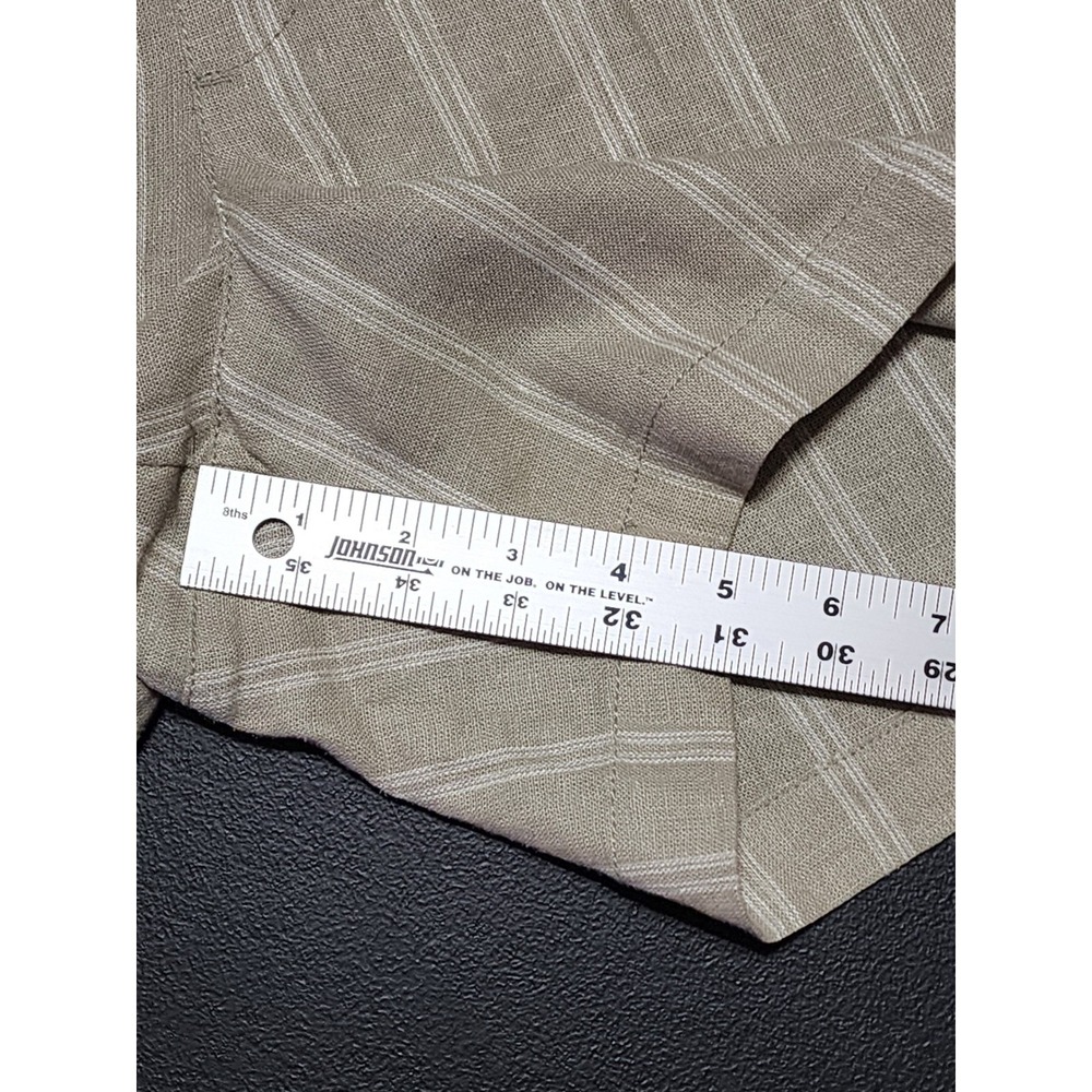 Goodfellow & Co Pull-On Shorts Linen Blend 5"‎ Inseam XXL Tan Stripe - Picture 5 of 10